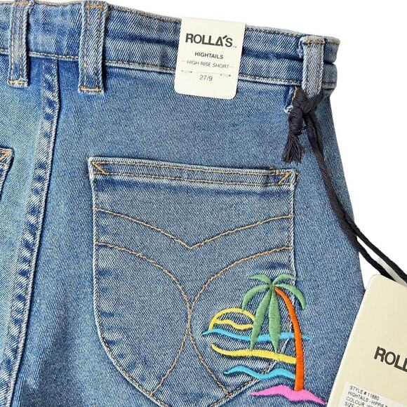 New Women’s Rolla’s Hightails Shorts Size 27/9 - Picture 8 of 11